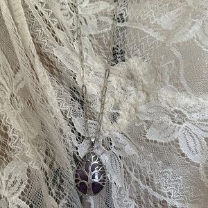 Amethyst Tree Of Life Necklace
